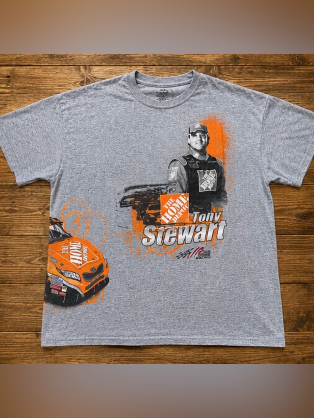 Tony Stewart #20 Home Depot NASCAR Winner’s Circle Double-Sided Graphic T 2XL